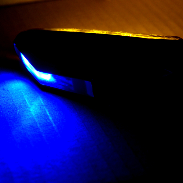 Kierunkowskazy Led Blue Light czarne komplet