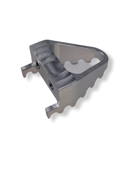 Końcówka dźwigni hamulca tylnego srebrna CNC pitbike MRF 120 140 SM 160 SM-R