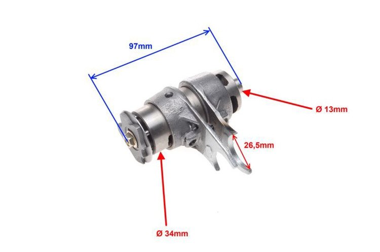 Wałek krzywkowy zmiany biegów romet zetka zk50