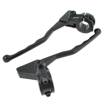 Dźwignia hamulca i sprzęgła + obejmy czarne MZ ETZ DPR Classic