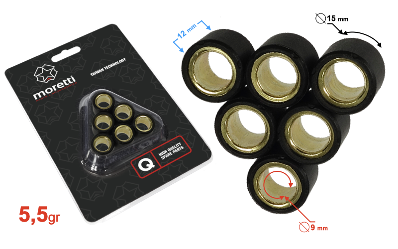 Rolki Wariatora (5.5gr) Skuter 2T