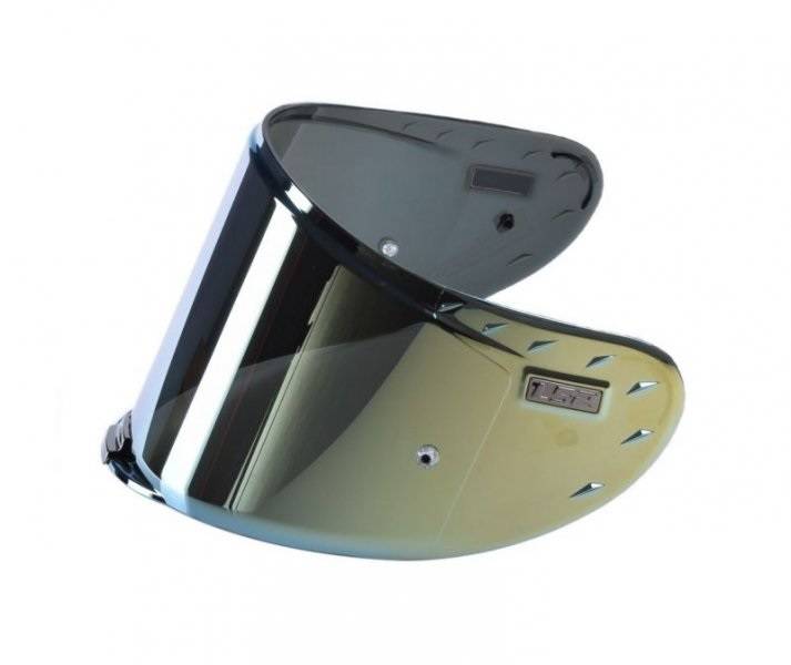 Szyba Kasku LS2 FF327 CHALLENGER Lustrzanka Złota