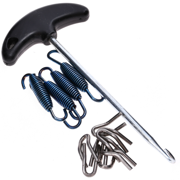 Zestaw do wydechu sprężyny ściągacz 36/60mm blue