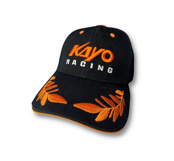 Czapka z daszkiem czarna Kayo regulowany pasek oddychający materiał