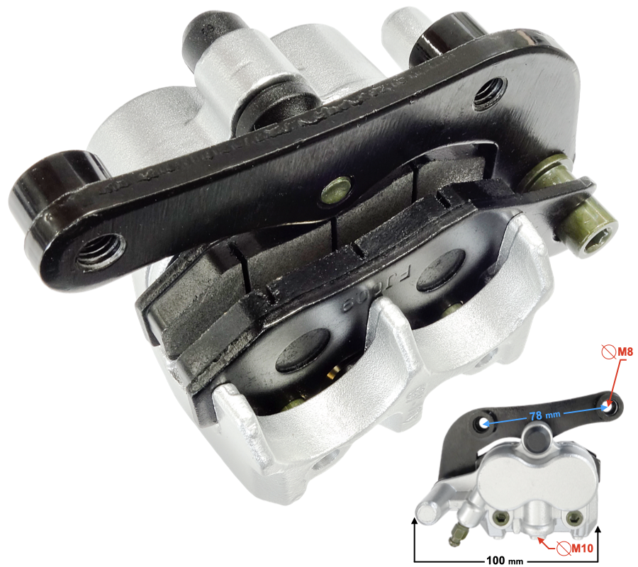 Zacisk hamulca tylny motocykl Barton Falcon 125 2