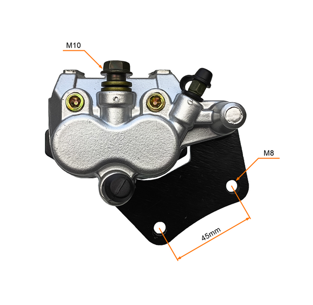 Zacisk hamulca przód 4T 4T GY6 125cc bez ABS Ferro Jonway Junak Zipp Romet