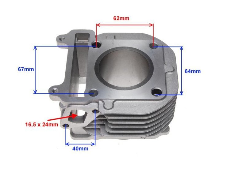Cylinder tłok 51,50mm yamaha cygnus bws vino 125
