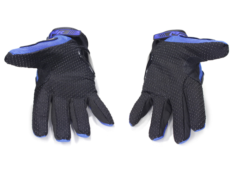Probiker rękawice rękawiczki letnie krótkie niebieskie cross enduro street