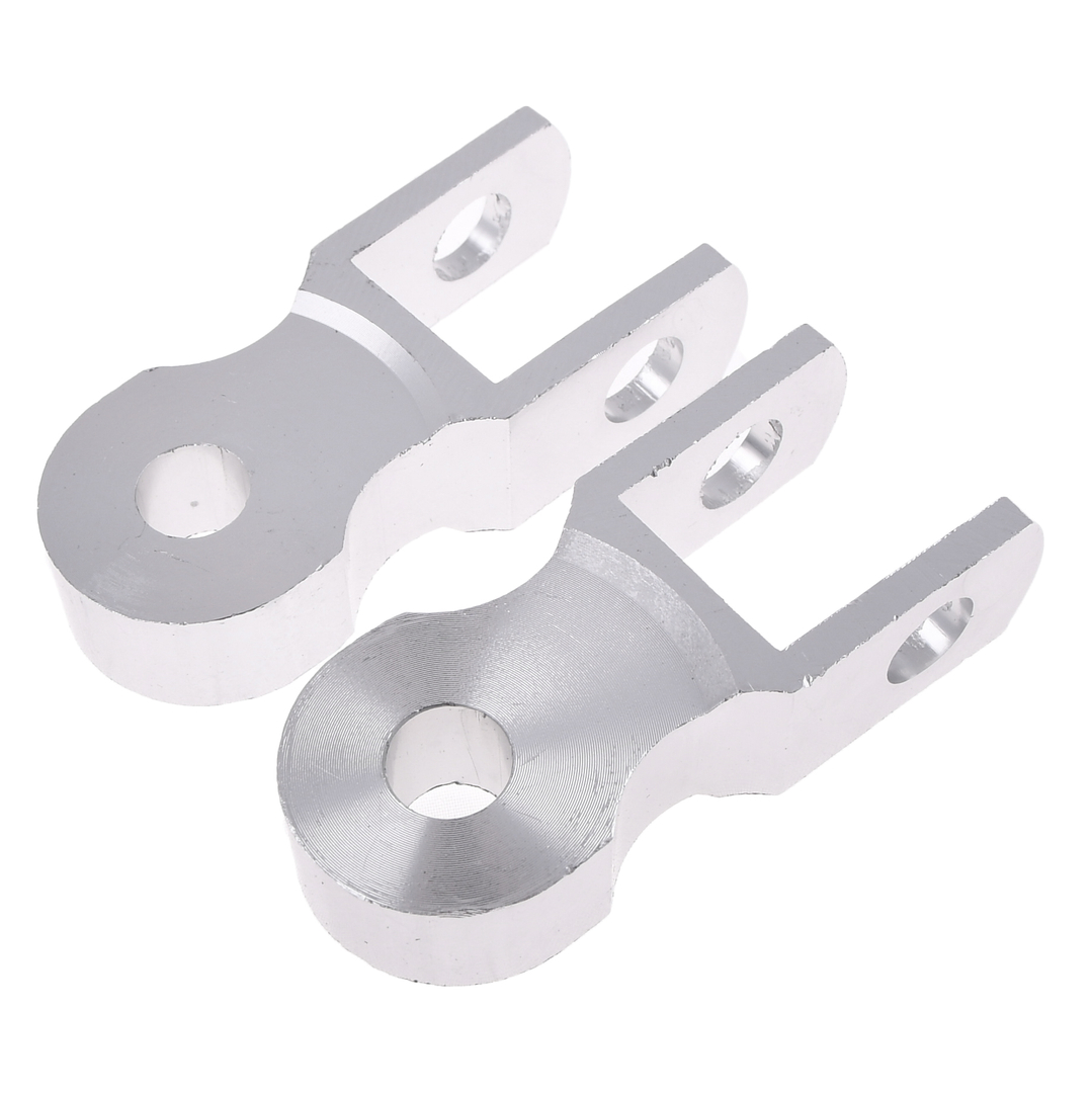 Przedłużki amortyzatora uniwersalne 45mm srebrne