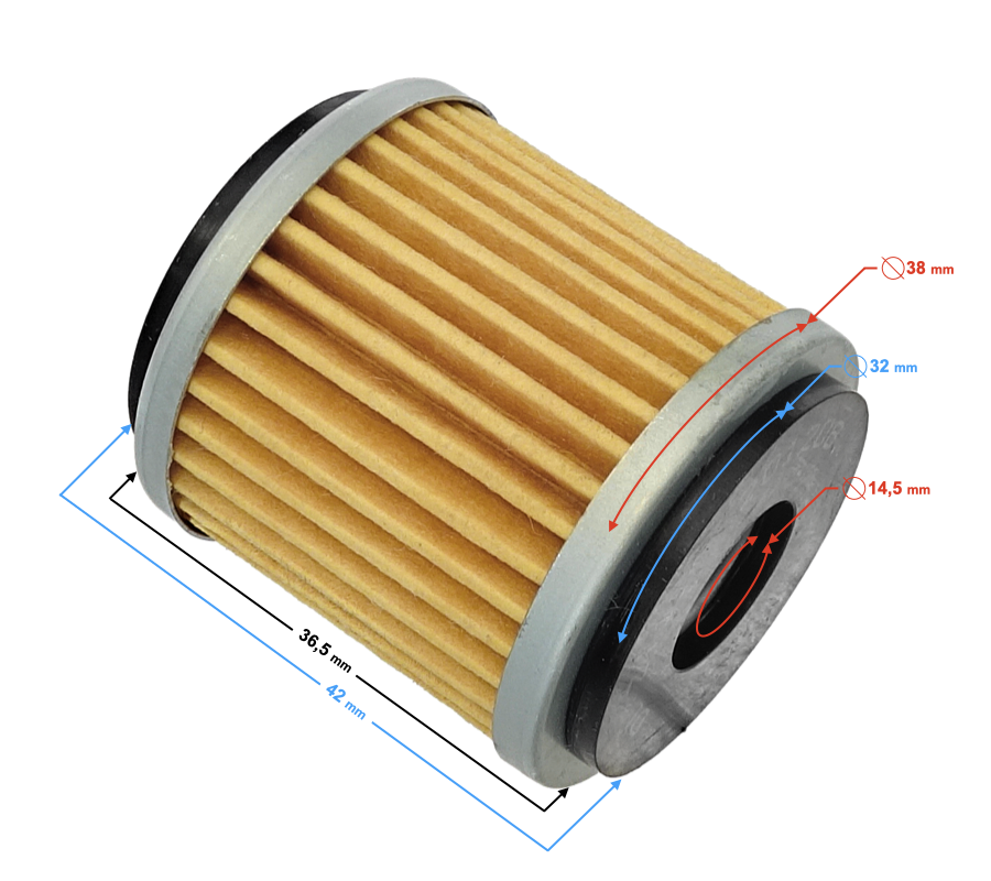 Filtr oleju - Barton GP1 BLADE R 125ccm