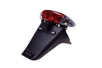 Lampa tył z błotnikiem qt-4 biały kierunkowskaz