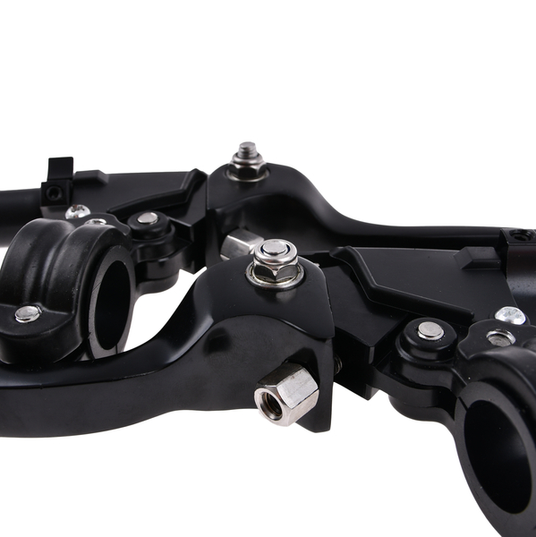 Dźwignia hamulca sprzęgła + obejmy czarne Simson DPR