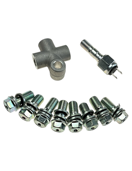 Przewody hamulcowe przód quad Kayo AU200 - ciągnik T3B 2023