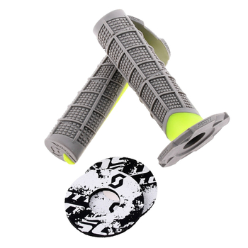 Guma manetki Scott Duece Grips szaro żółte fluo komplet