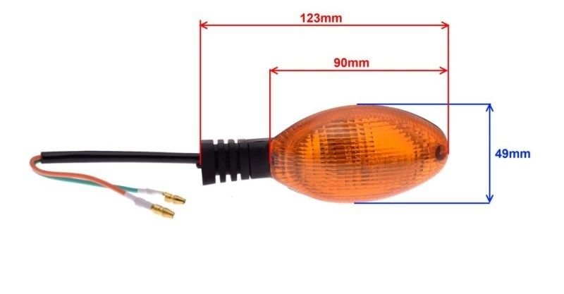 Kierunkowskaz kierunek do ducati tył lewy m6