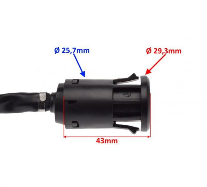 Stacyjka do atv bashan bs250s-5 quad kluczyki kpl