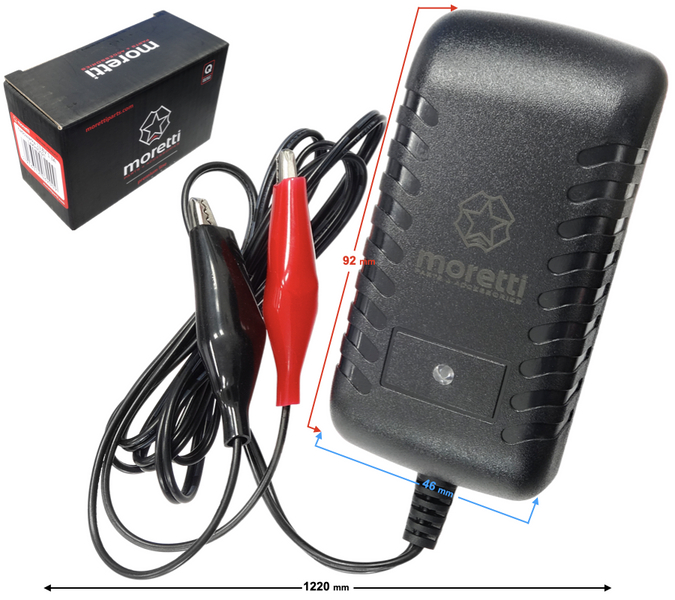 Ładowarka 12V do akumulatorów żelowych GEL Kwasowych 12V 1.3A