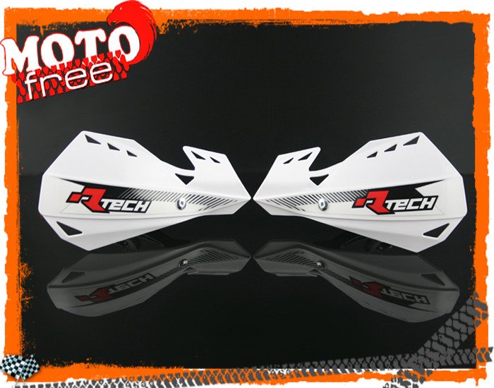 Racetech dual osłona osłony rąk handbary białe