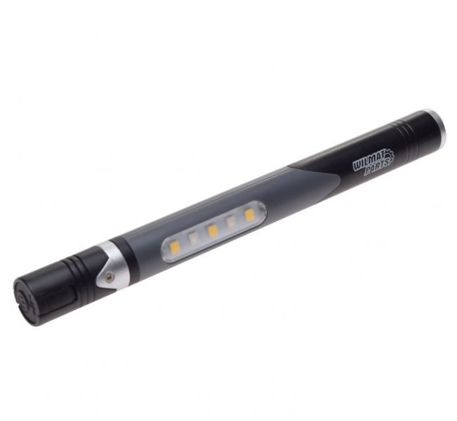 Latarka serwisowa 146x14mm światło białe czerwone