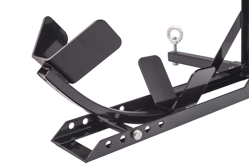 Stojak uchwyt podnośnik pod przednią oponę koło HLP czarny