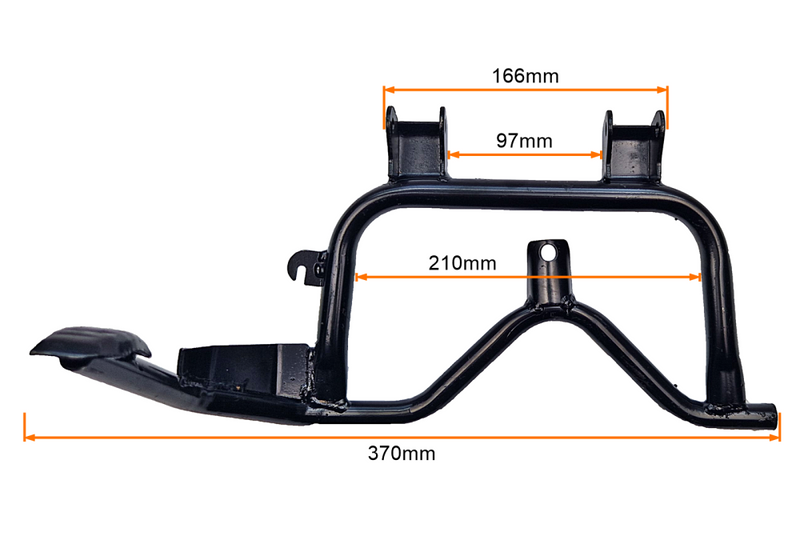 Stojak podstawa podnóżek centralny na koła 10 cali typ 2