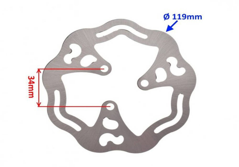 Tarcza hamulcowa przód pocket bike mini cross atv