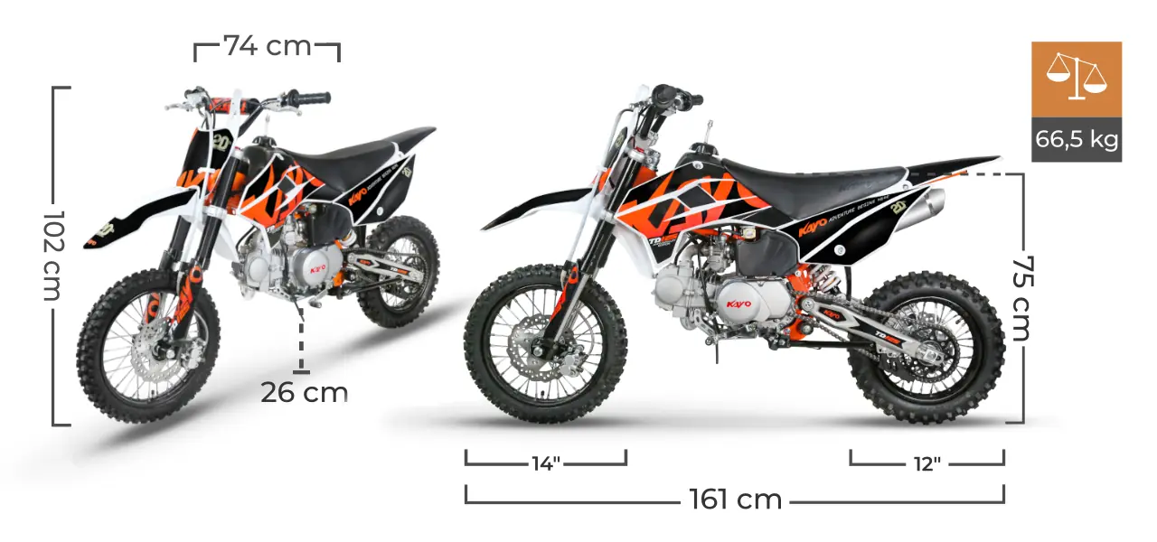 Pit Bike Kayo 125 TD