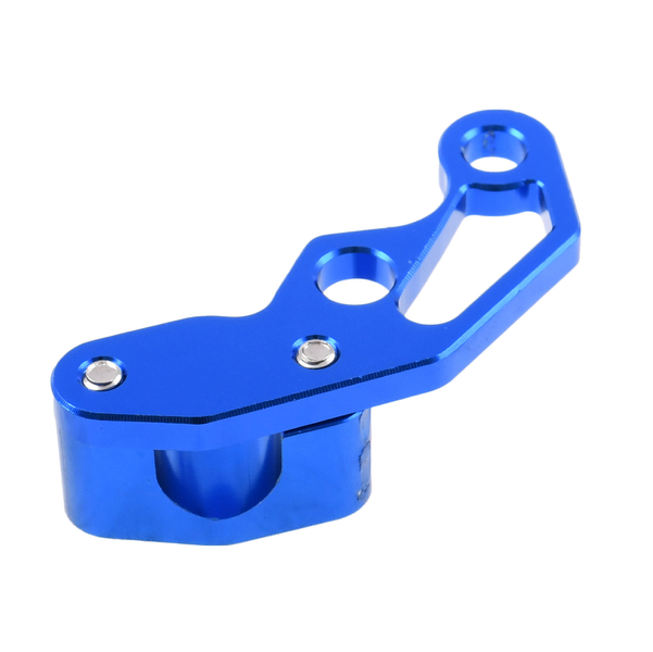 Uchwyt przewodu hamulcowego Simson S50 S51 niebieski aluminiowy Racing Force