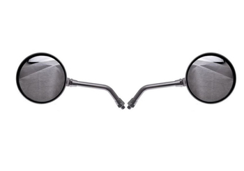 Lusterka lusterko stylowe okrągłe duże chrom 10mm