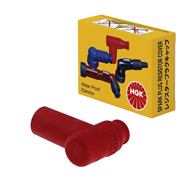 NGK fajka na świece (NR 8160) gumowa czerwona