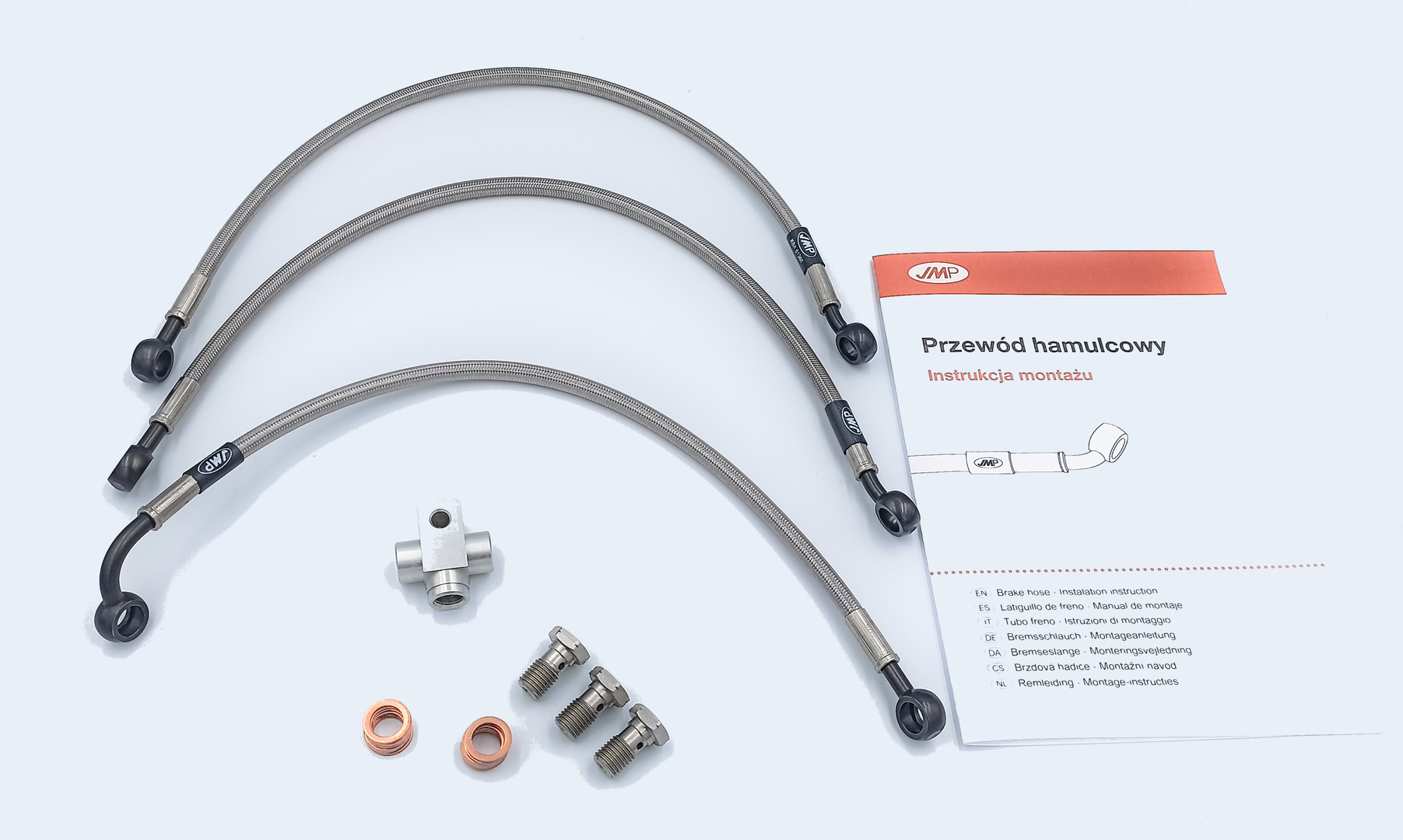 Yamaha Fz8 Fz1 R6 Przewód hamulcowy przód przedni JMP w oplocie