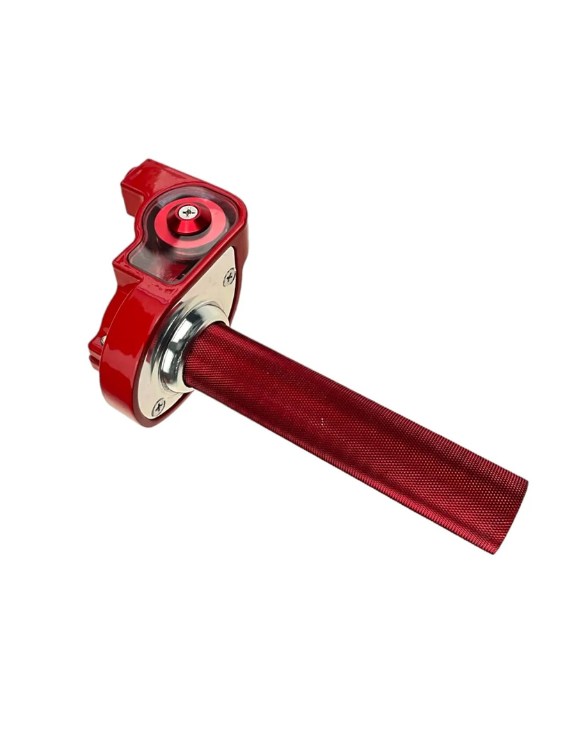 Rolgaz aluminiowy 1/4 czerwony pitbike MRF 120 140 HQ RC SM TTR 160 SM-R