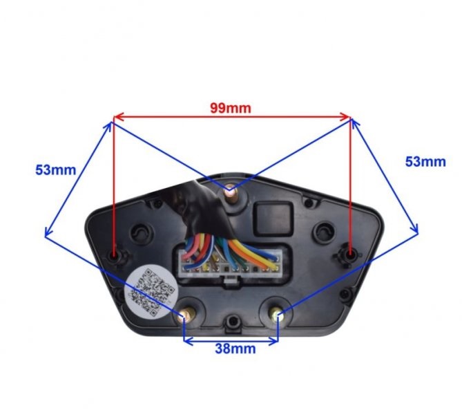 Licznik prędkościomierz uniwersalny panel wskaźników