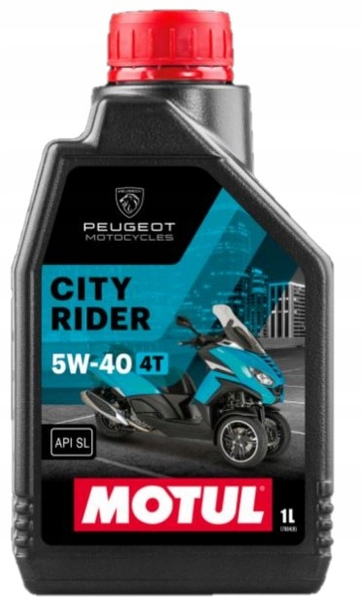 Olej silnikowy Motul City Rider 4T 5W40 Peugeot 1L