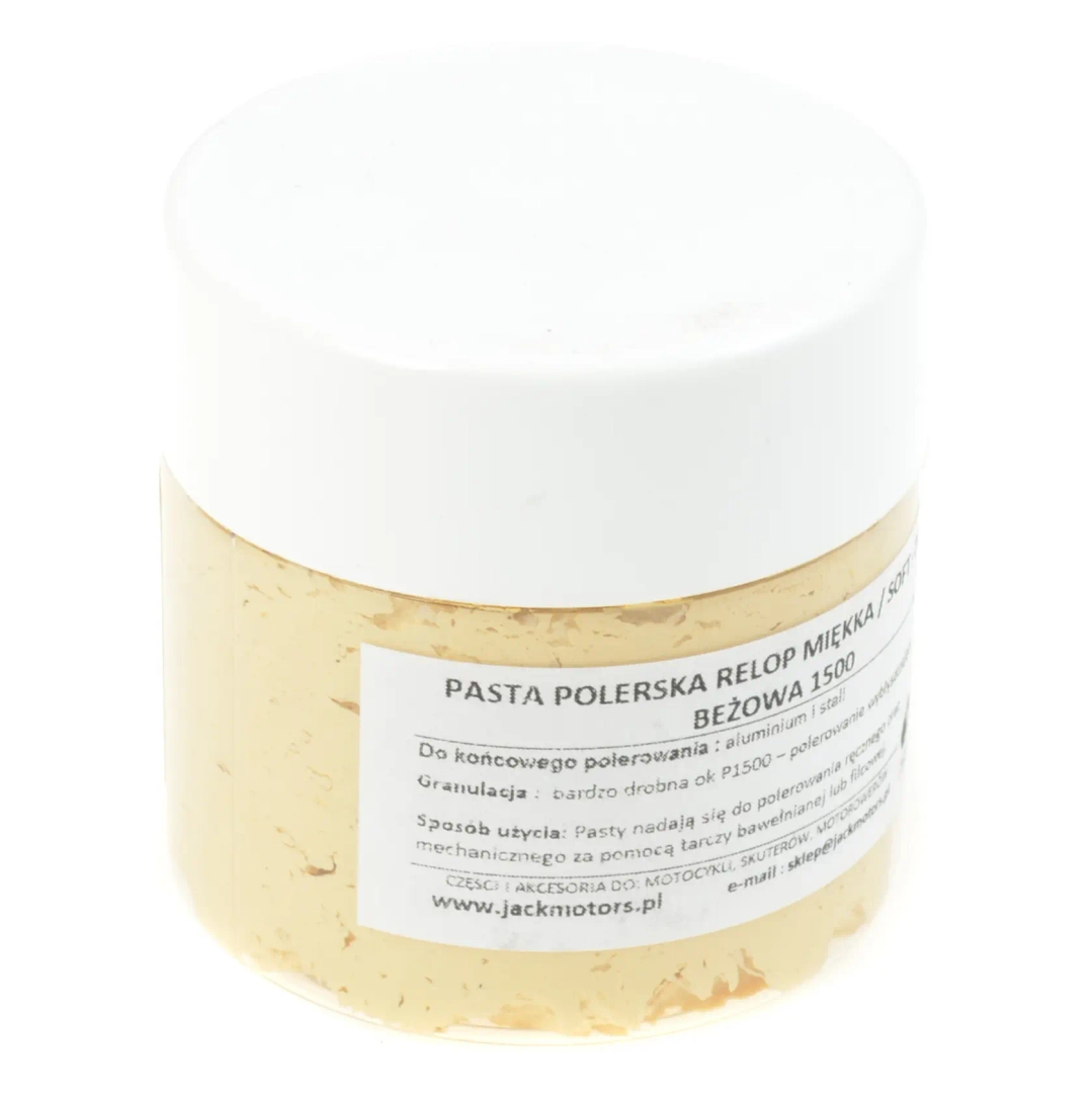 Pasta polerska miękka Relop kremowa P1500 do aluminium i stali 200g