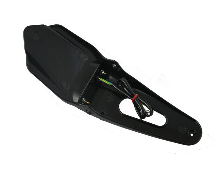 Lampa tył led z błotnikiem biały klosz Cross E11