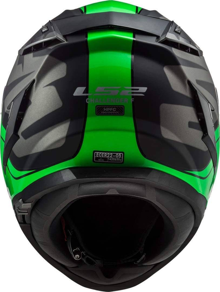 Kask ls2 ff327 challenger randy matt black green