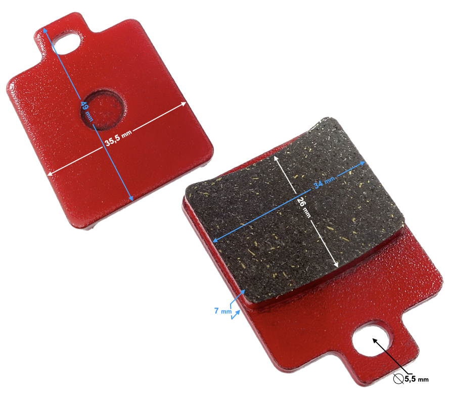 Klocki hamulcowe tylne ATV Mikilon 180 (H)