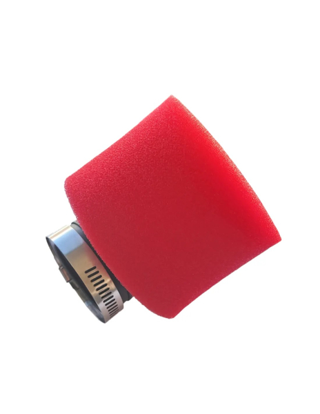 Filtr powietrza 45mm czerwony pitbike MRF 120 140 Kayo 125 140 160 Pitgang