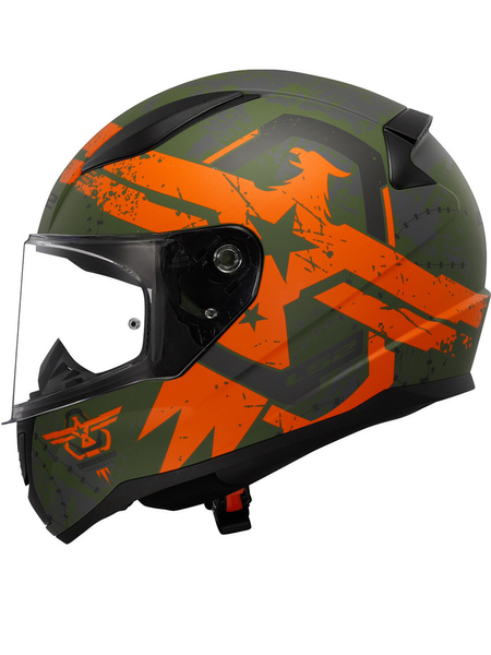 Kask integralny LS2 FF353 RAPID II THUNDER BIRDS M.ORA homologacja ECE 22.06