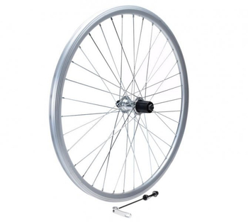 Koło rowerowe 28 tył atb stożek srebrny kaseta 8/9