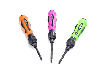 Śrubokręt krzyżakowy płaski regulowany