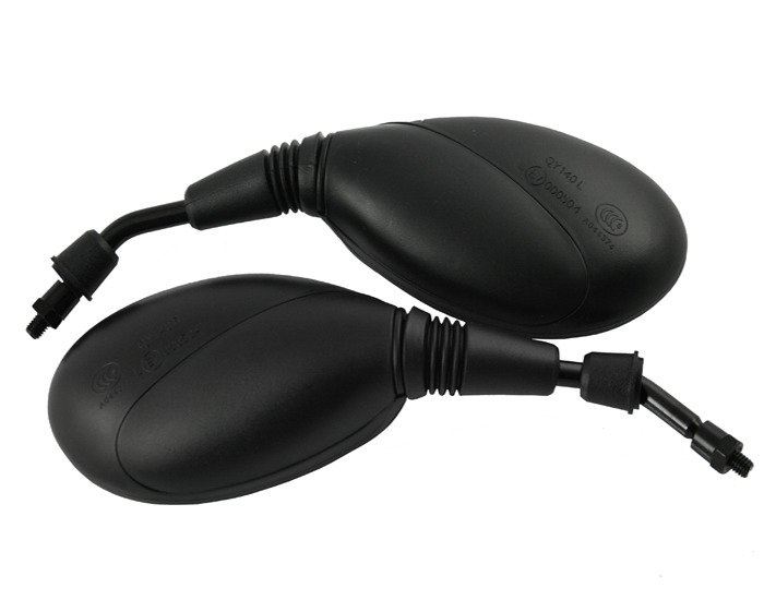 Lusterka lustro 8mm czarne l+p gwint yamaha keeway