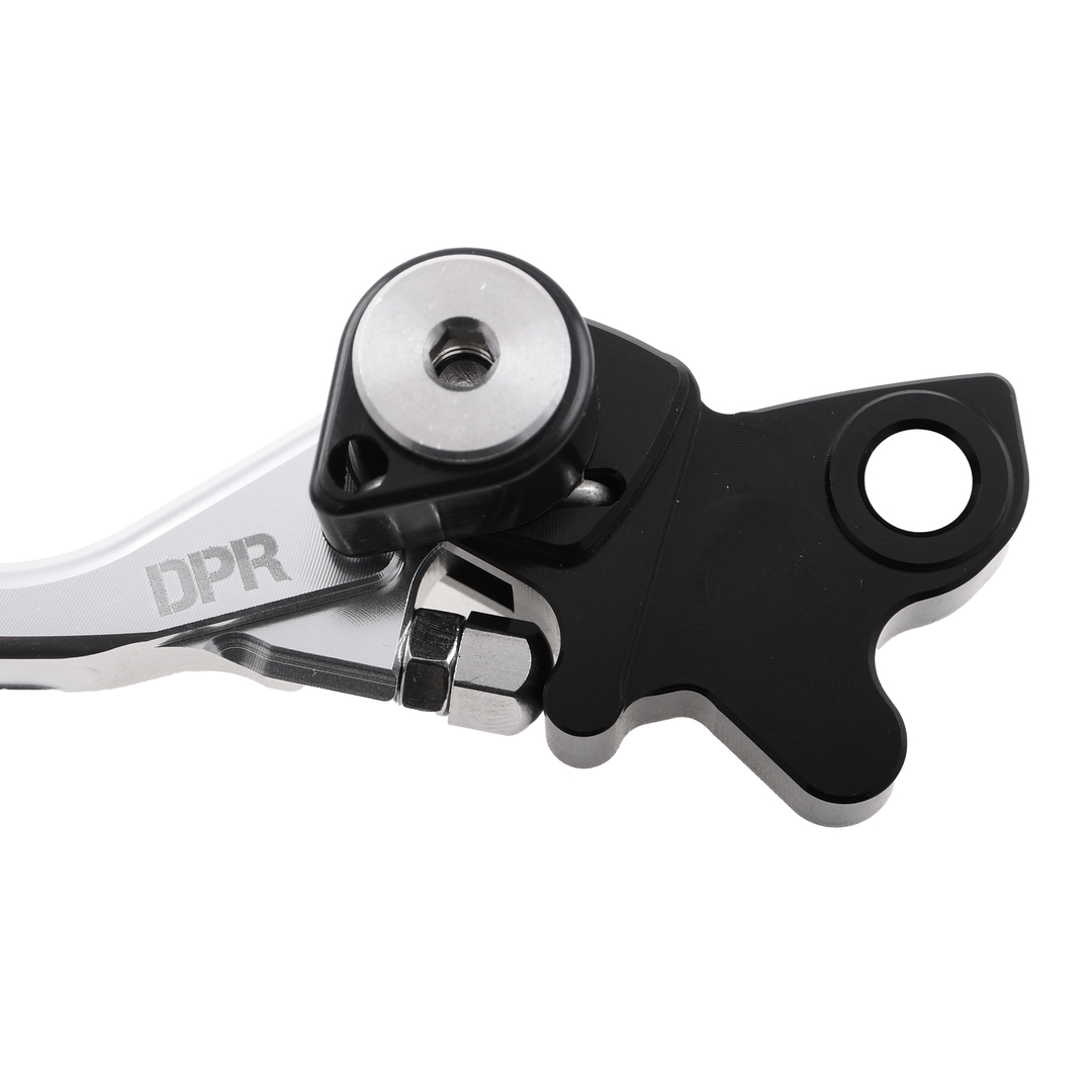 Dźwignia hamulca tarczowego srebrna aluminiowa Simson DPR Performance