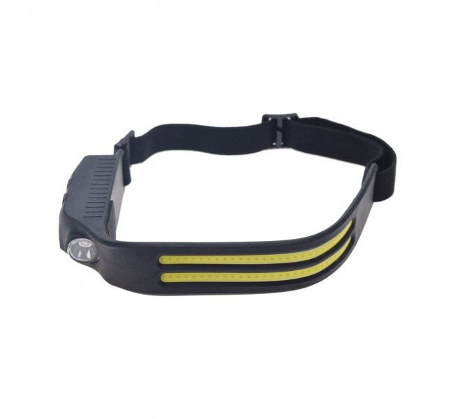 Latarka czołowa Led regulowany pasek kabel USB-C bateria 1200mAh 1000lm