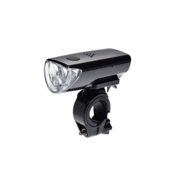 Lampa rowerowa przód 3 led 3 tryby świecenia