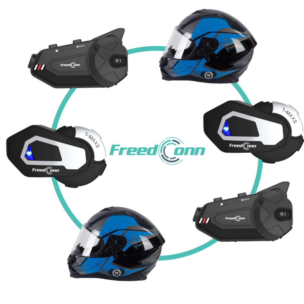 FreedConn Interkom Motocyklowy R1 Plus Bluetooth