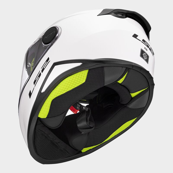 Kask dziecięcy LS2 FF812 Kid Solid White homologacja 22.06