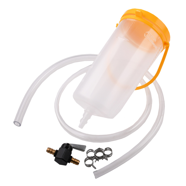 Zbiornik paliwa uniwersalny 0,6l + kranik opaski Racing Force