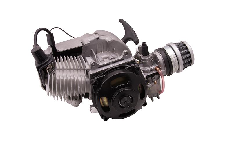 Silnik poziomy Pocket Bike 60cc 2T automat srebrny
